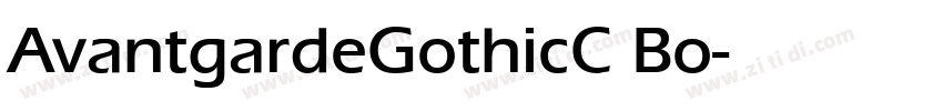 AvantgardeGothicC Bo字体转换